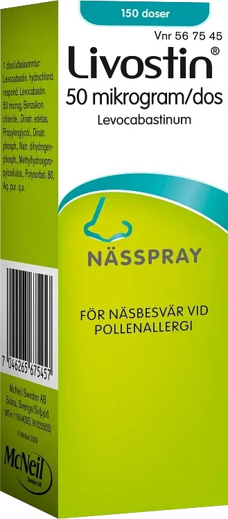 Livostin nässpray 50 µg/dos 15 ml Livostin