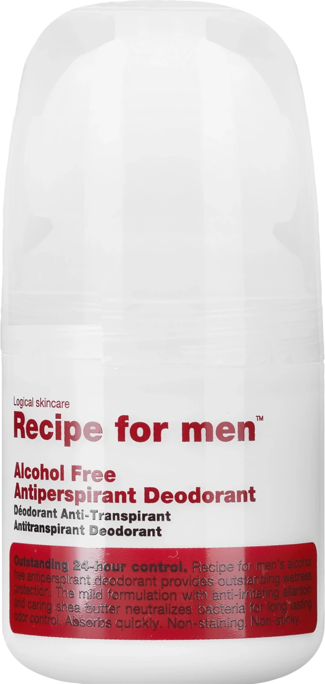 Recipe for Men Alcohol Free Antiperspirant Deodorant 60 ml Recipe for Men