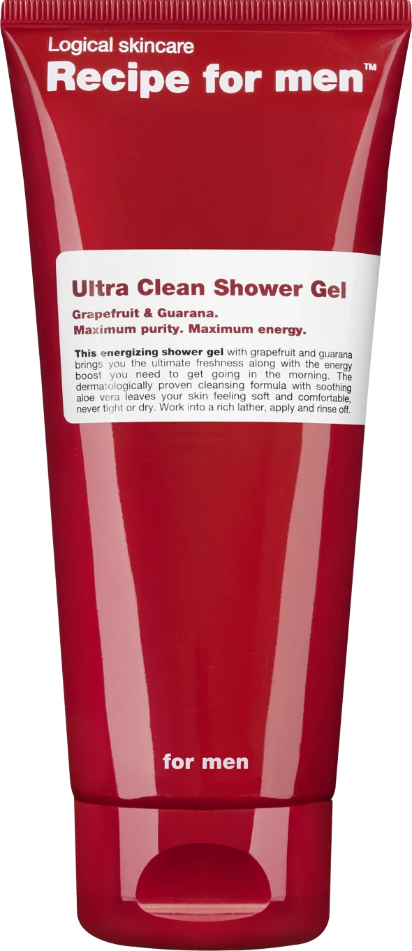 Recipe for Men Ultra Clean Shower Gel 200 ml Recipe for Men