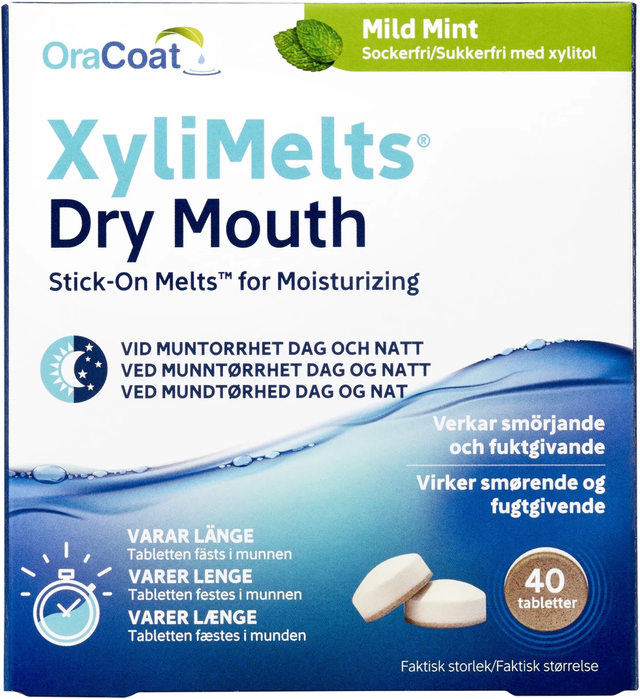 XyliMelts Munfukttablett 40 st XyliMelts