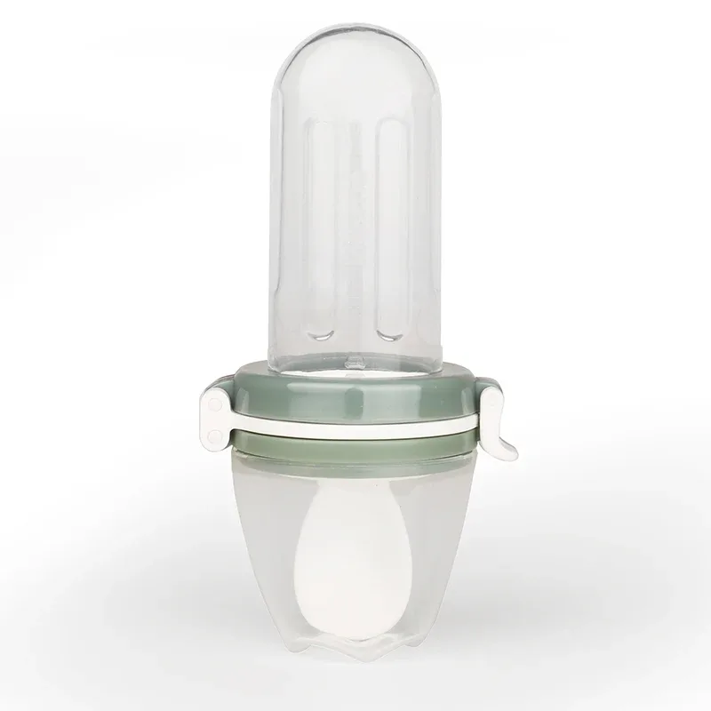 Kidsme Food Feeder med Sked Grey Kidsme