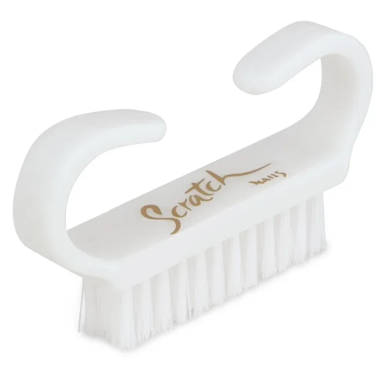 Scratch Manicure Scrub Brush Mini White Scratch Nails