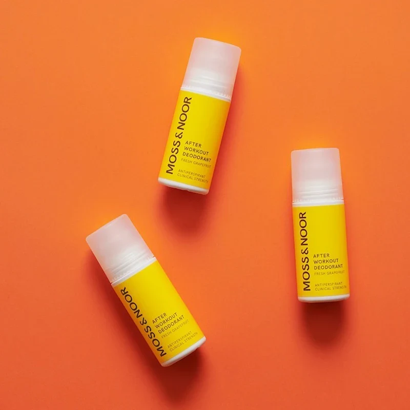 Moss & Noor After Workout Deodorant Fresh Grapefruit 60 ml 3-pack Moss & noor