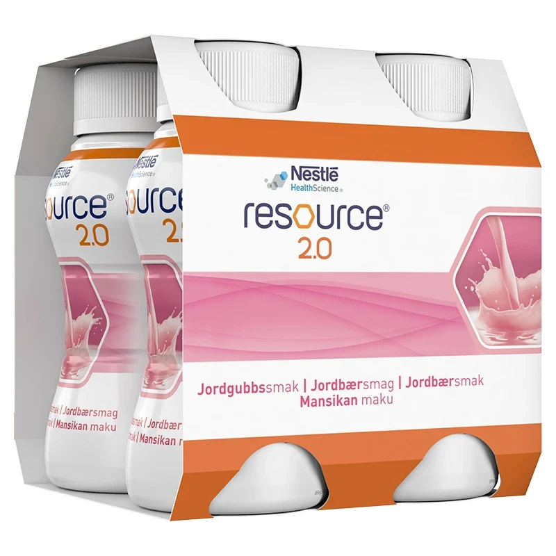 Resource 2.0 Jordgubb 4x200 ml Resource