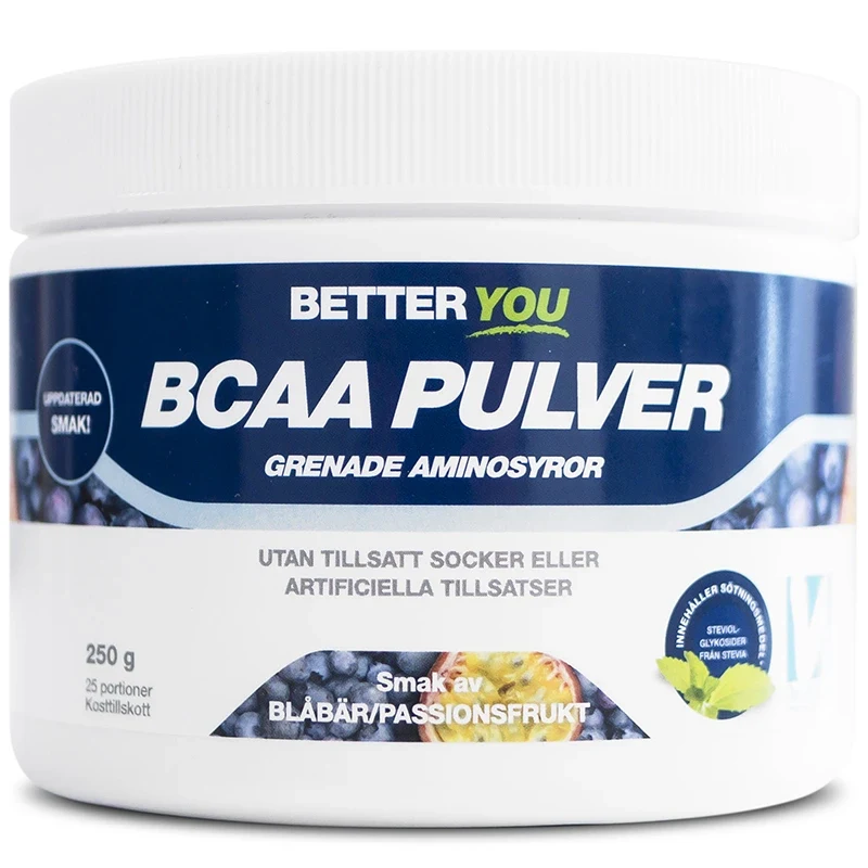 Better You Naturligt BCAA Pulver Passion/Blåbär 250 g Better You