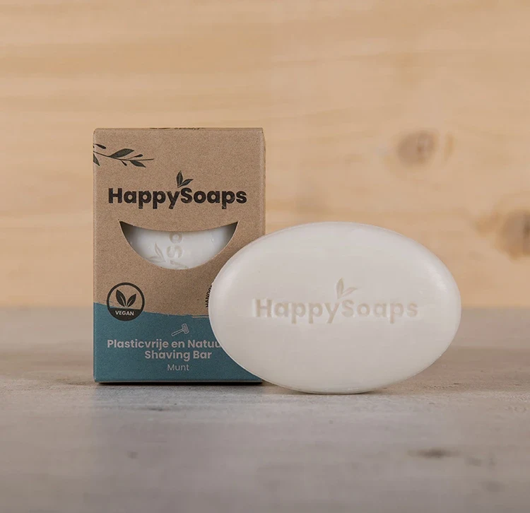 HappySoaps Shaving Bar Mint 80 g HappySoaps