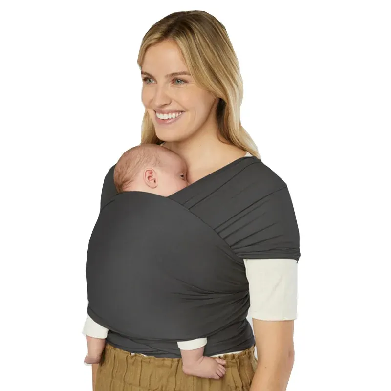 Ergobaby Aura Wrap Knit Soft Black Ergobaby