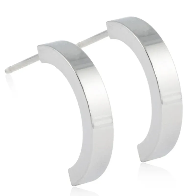 Blomdahl Örhängen Pendant Plain Curved Blomdahl