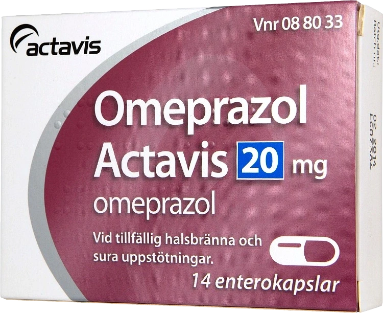 Omeprazol Actavis kapsel 20 mg 14 st Actavis