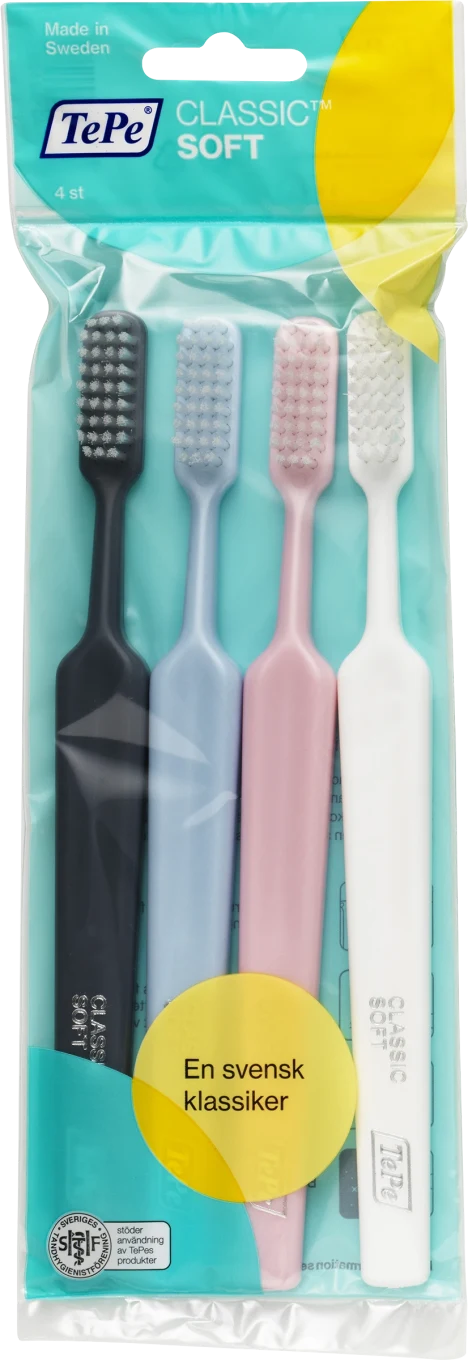 TePe Classic tandborste mjuk 4 st TePe