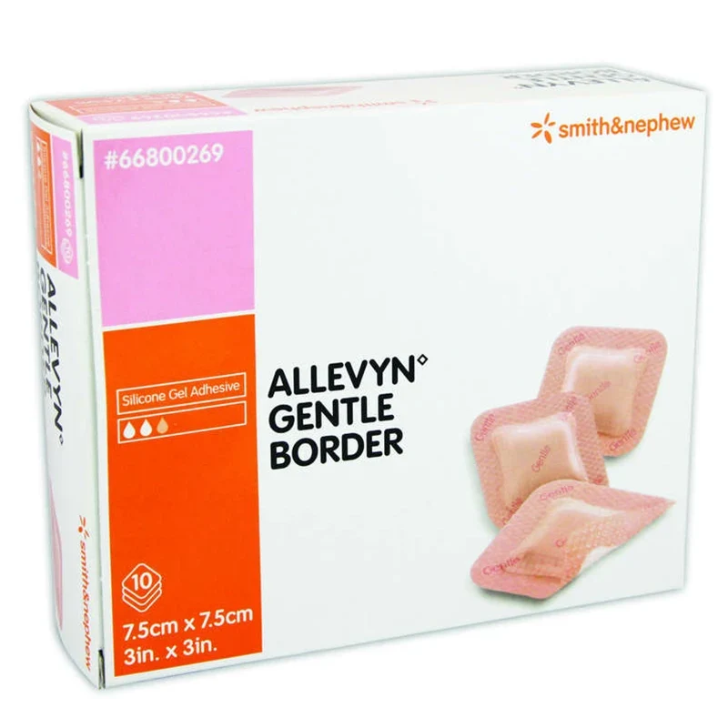 Allevyn Gentle Border 7,5 x 7,5 cm 10styck Allevyn