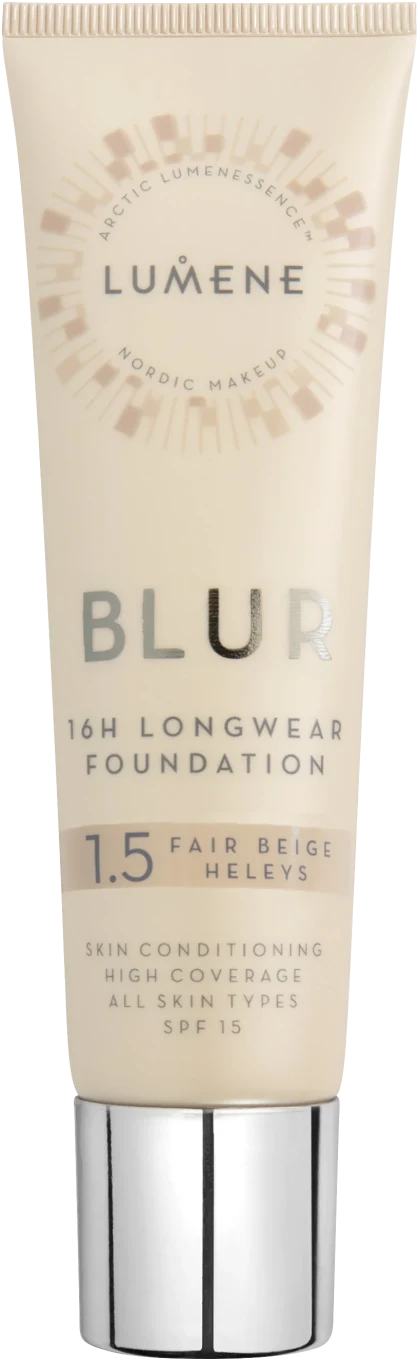 Lumene Blur 16h Longwear Foundation SPF 15, 30 ml Fair Beige Lumene