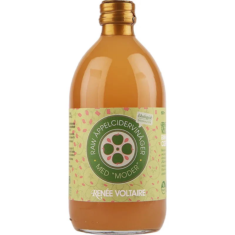 Renée Voltaire Raw Äppelcidervinäger med moder 500 ml Renée Voltaire