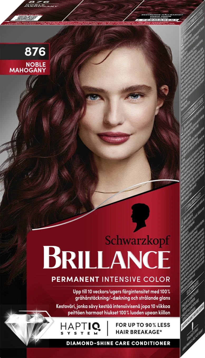 Schwarzkopf Brillance Hårfärg 876 Noble Mahogany Schwarzkopf