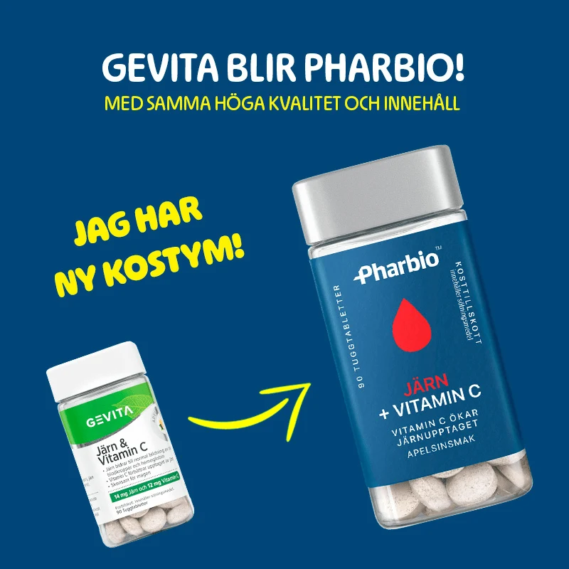 Pharbio Järn + Vitamin C 90 st Pharbio