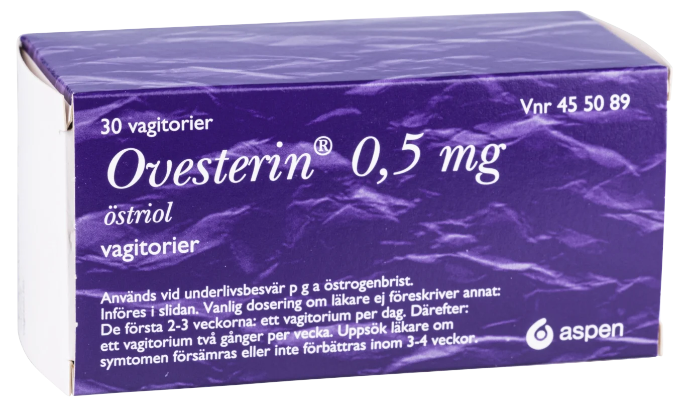 Ovesterin vagitorium 0,5 mg 30 st Ovesterin
