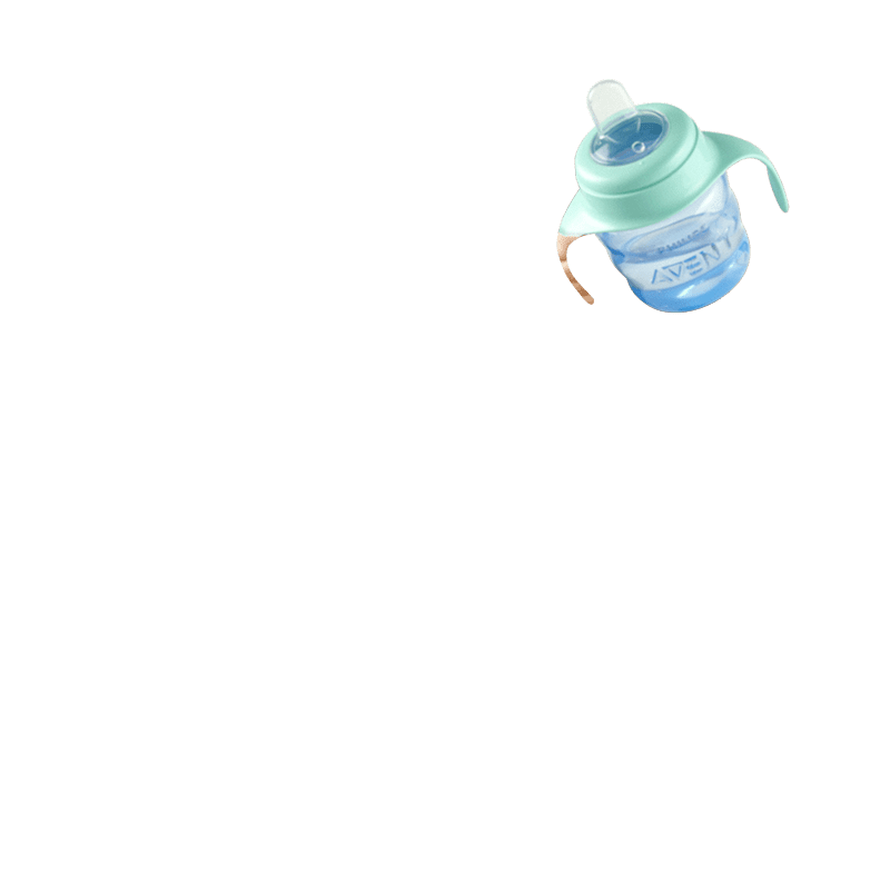 Philips Avent Easy Sip Pipmugg 6 mån+ Blå/Grön 200 ml Philips Avent