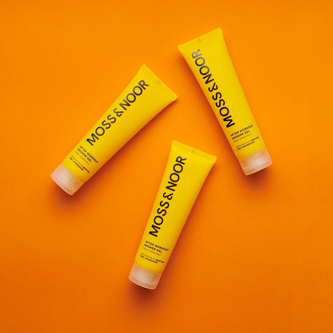 Moss & Noor After Workout Shower Gel Fresh Grapefruit 3-pack Moss & noor