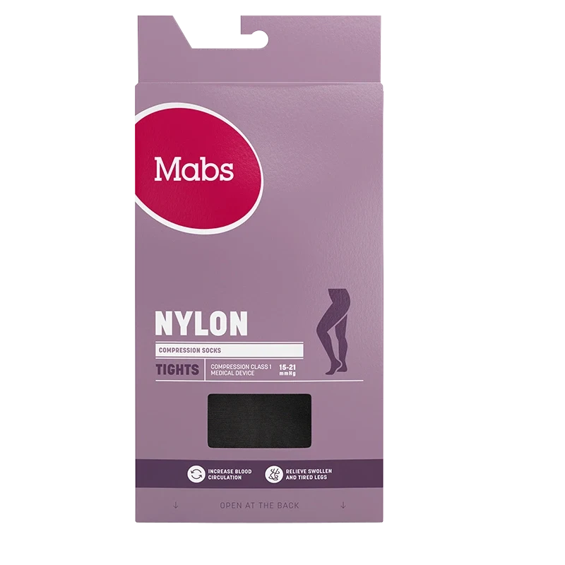 Mabs Nylon Tights Black 1 par S Mabs