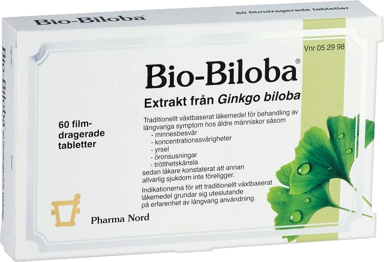 Pharma Nord Bio-Biloba filmdragerad tablett 60 st Pharma Nord