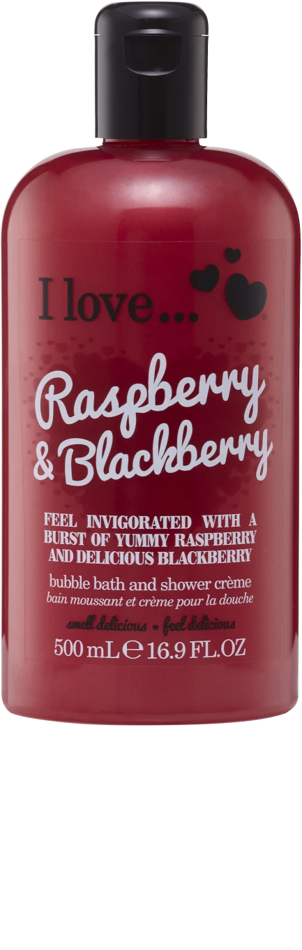 I Love Original Raspberry Blackberry Bath Shower 500ml I Love...