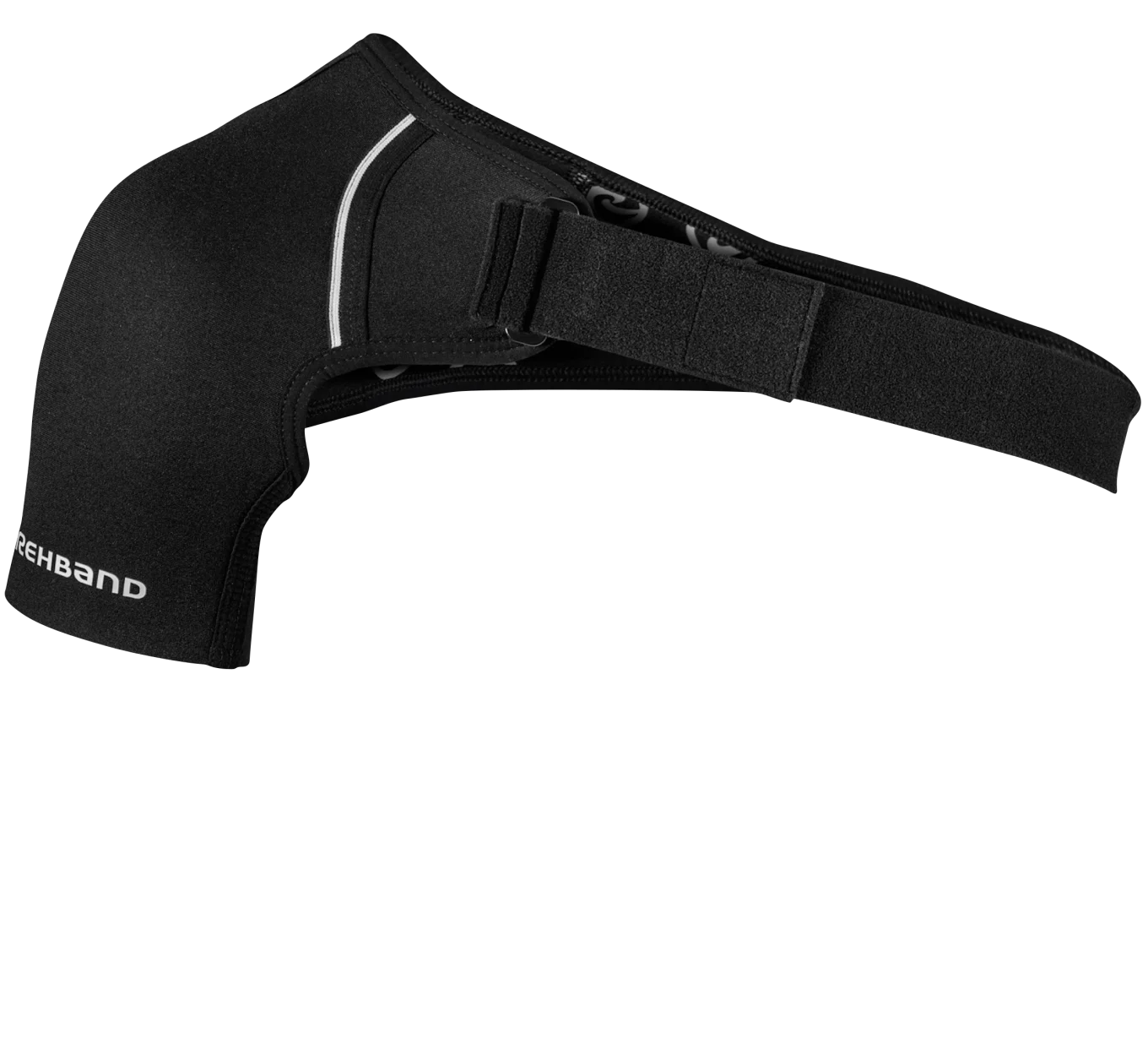 Rehband QD Shoulder Support Left 3 mm Black Medium Rehband