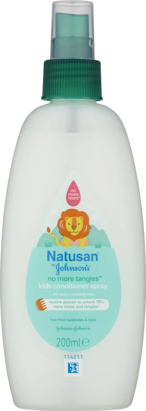 Natusan No More Tangles Kids Conditioner Spray 200 ml Johnson's