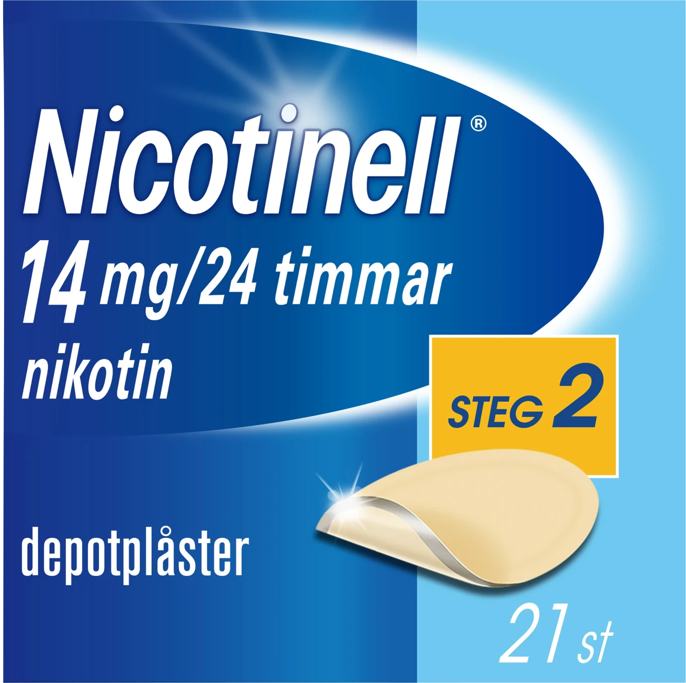 Nicotinell depotplåster 14 mg/24 timmar 21 st Nicotinell