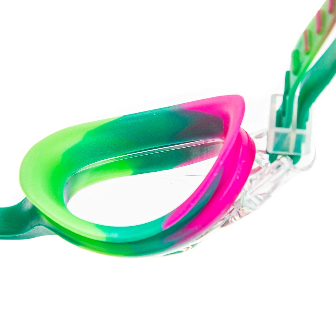 Aquarapid Mako Kids Swim Goggles Pink/Green Aquarapid