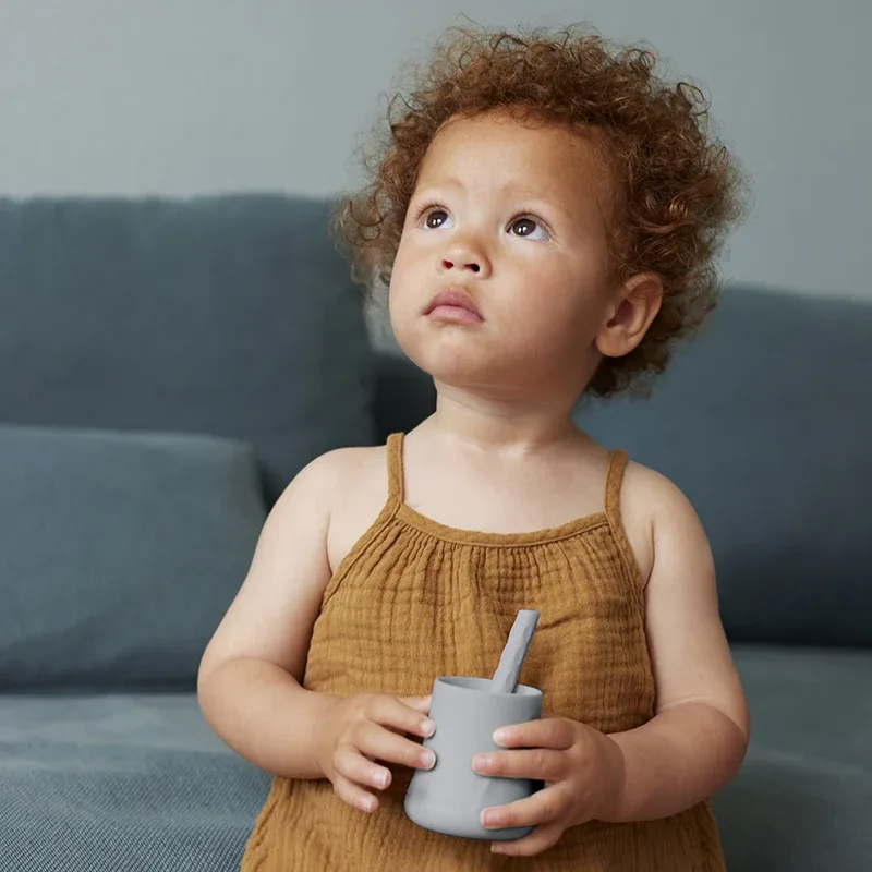 Everyday Baby Silikonmugg Quiet Grey 2-pack Everyday Baby