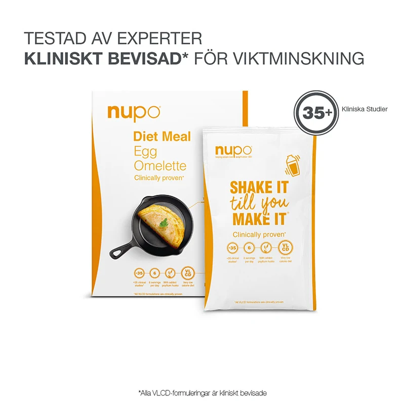 Nupo Diet Meal Egg Omelette 10 portioner Nupo