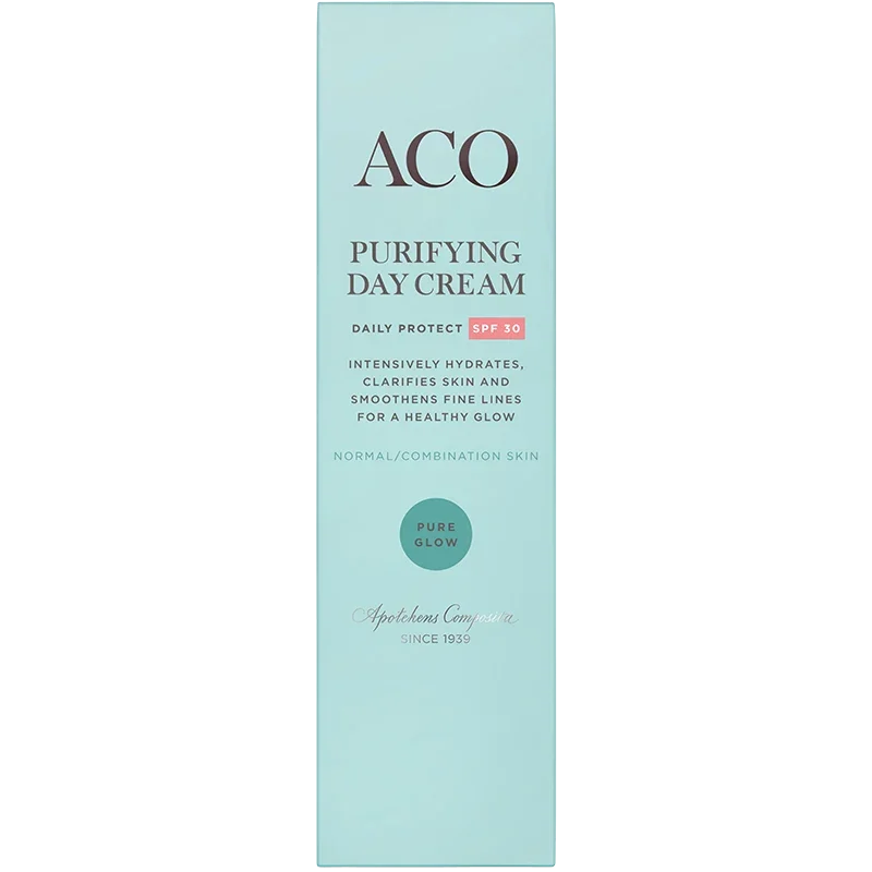 ACO Face Pure Glow Purifying Day Cream SPF 30, 50 ml ACO