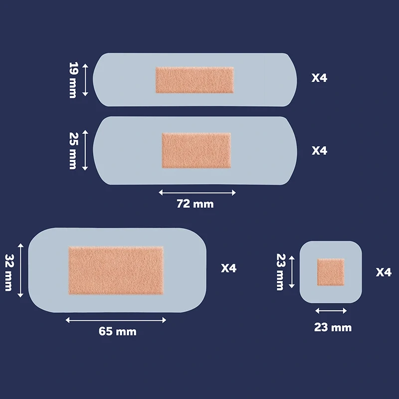Salvequick Aqua Block Family Pack 16 st Salvequick