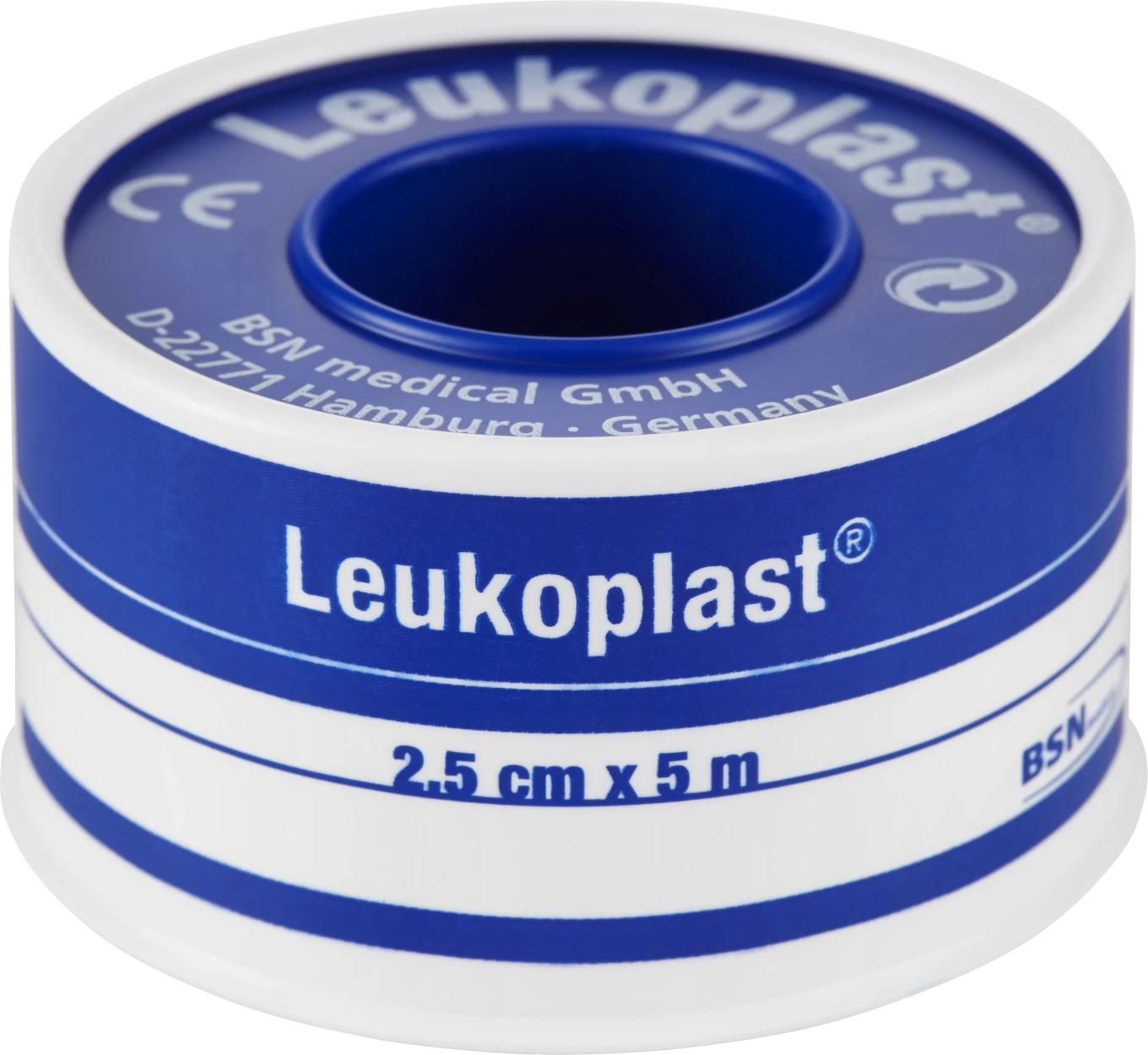 Leukoplast 2,5 cm x 5 m vattenfast vit Leukoplast