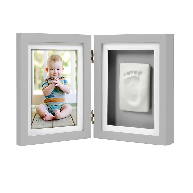 Pearhead Babyprints Dubbel Ram Grå Pearhead