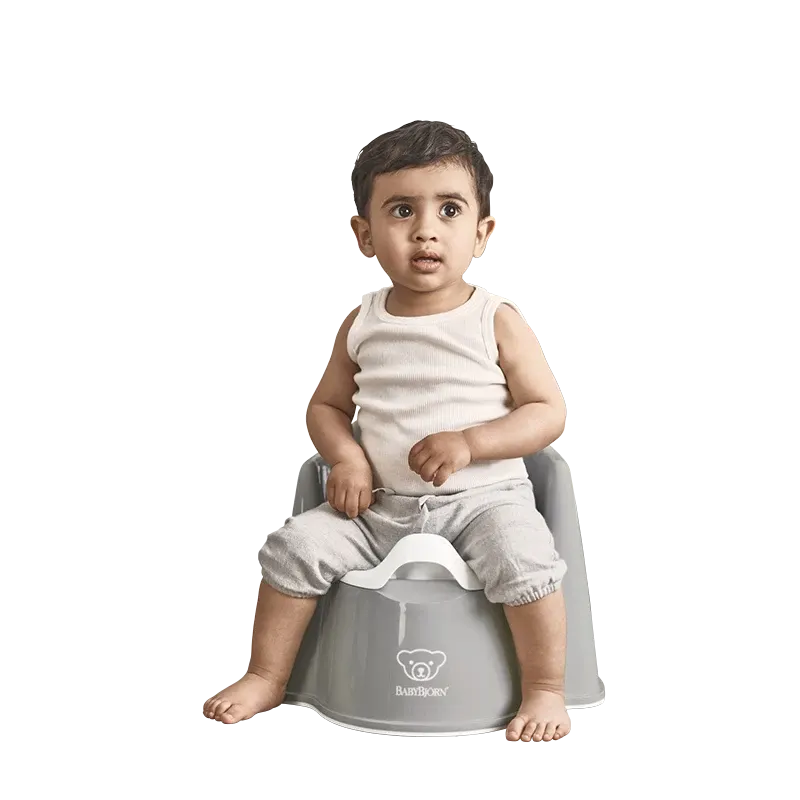 BabyBjörn Pottstol Grå/Vit BabyBjörn