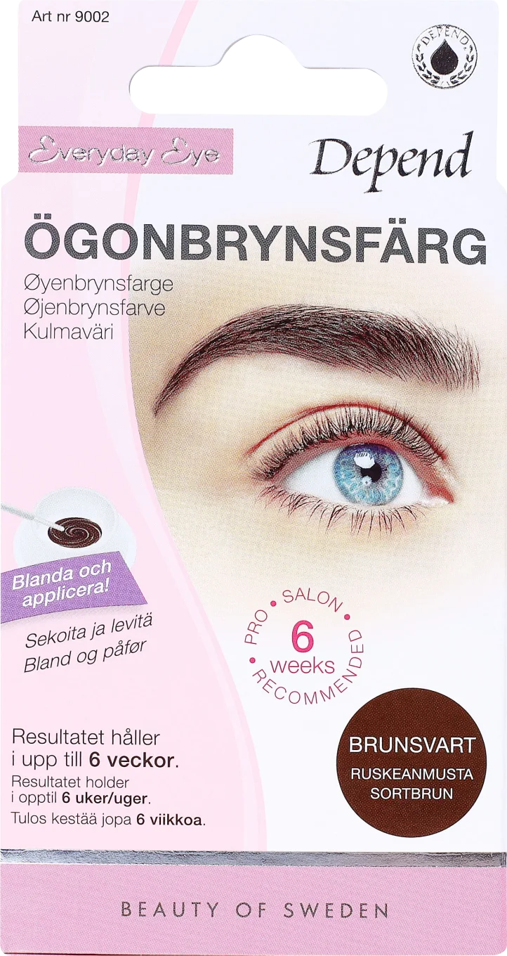 Depend Ögonbrynsfärg Brunsvart Depend