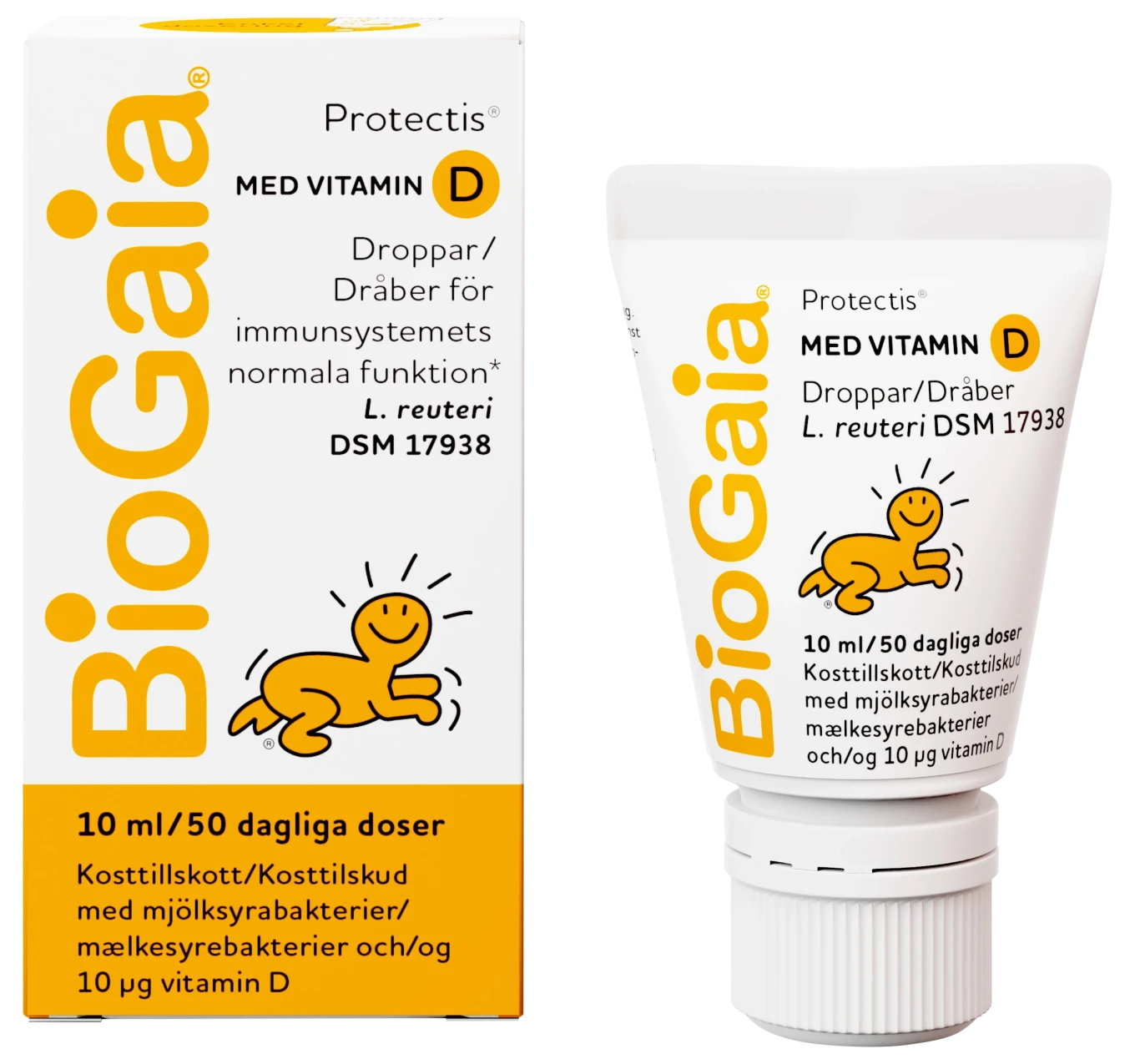 BioGaia Protectis Droppar med Vitamin D 10 ml BioGaia
