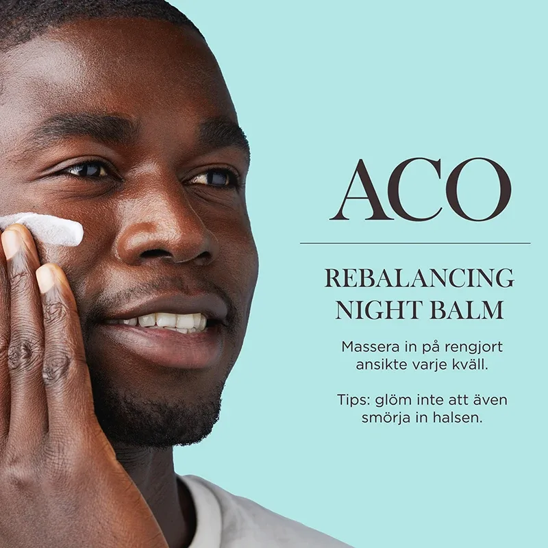 ACO Face Pure Glow Rebalance Night Balm Parfymerad 50 ml ACO