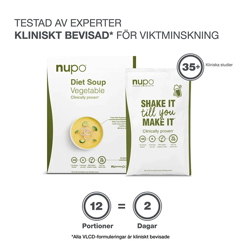 Nupo Diet Soup Vegetable 12 portioner Nupo