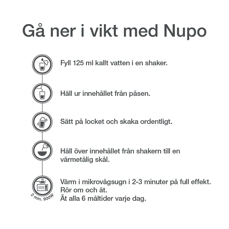 Nupo Diet Meal Chili Sin Carne 10 portioner Nupo