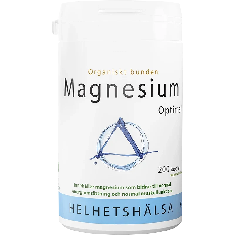 Helhetshälsa MagnesiumOptimal 200 kapslar Helhetshälsa