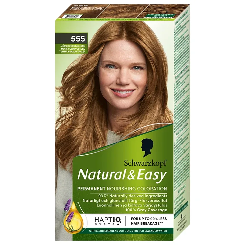 Schwarzkopf Natural & Easy Hårfärg 555 Mörk Honungsblond Schwarzkopf