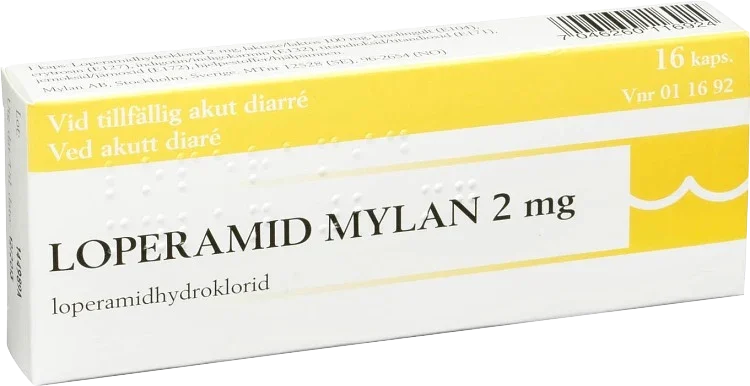 Loperamid Mylan kapsel 2 mg 16 st Mylan