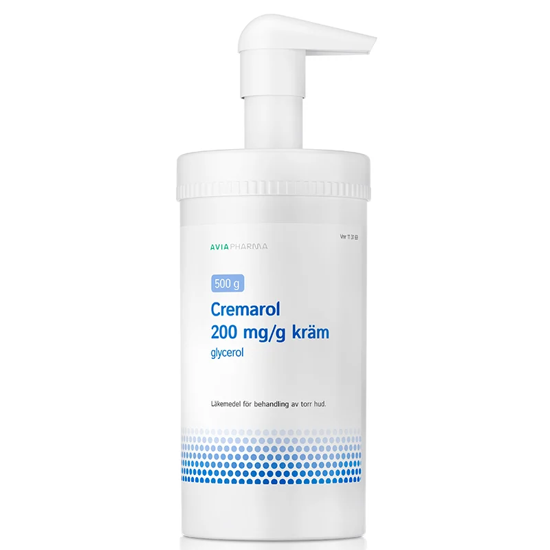 Cremarol Kräm 200mg/g Burk med pump 500 g Cremarol