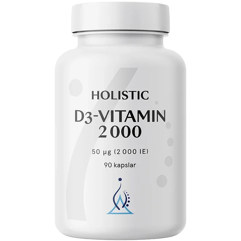 Holistic D3-vitamin 2000IE 50 µg 90 st Holistic