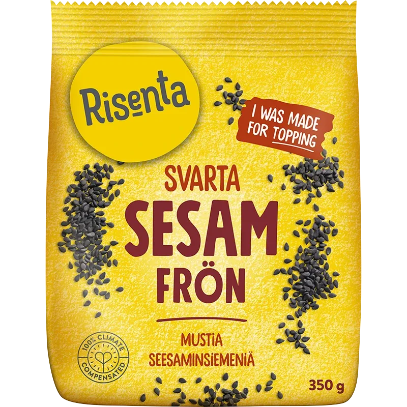 Risenta Svarta Sesamfrön 350 g Risenta