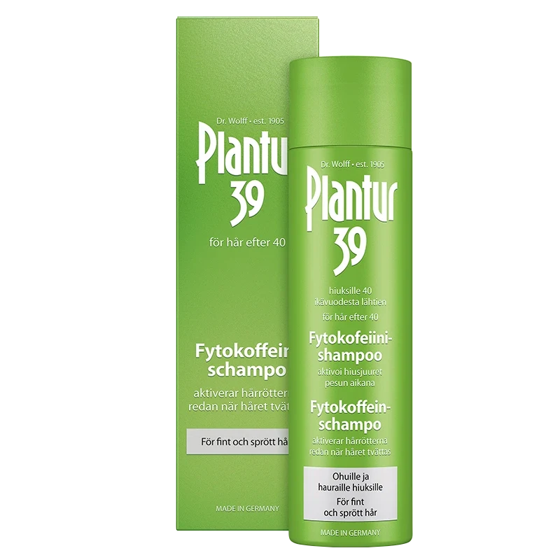 Plantur 39 Fytokoffein Schampo 250 ml fint/sprött hår Plantur 39