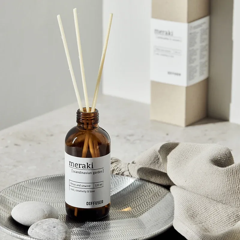 Meraki Doftspridare med 7 pinnar Scandinavian Garden 120 ml Meraki