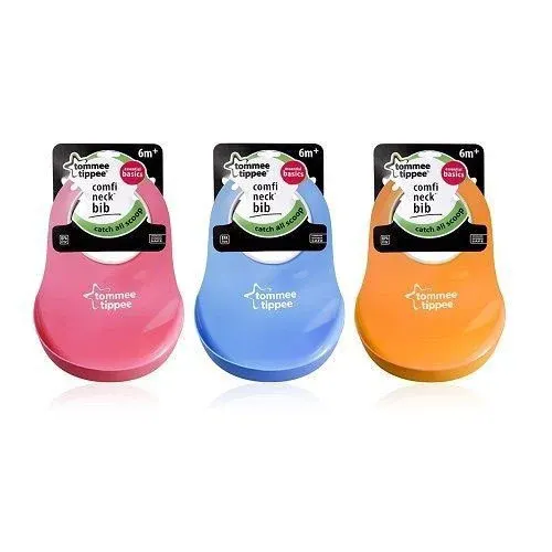 Tommee Tippee Comfi Neck Bib haklapp, blandade färger Tommee Tippee